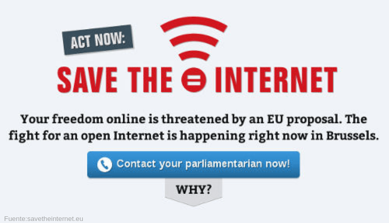 ¿Qué es Save Your Internet?